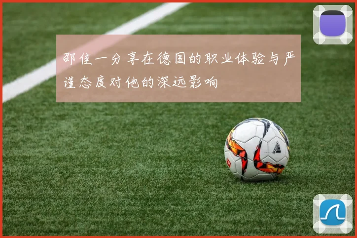 邵佳一分享在德国的职业体验与严谨态度对他的深远影响